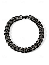 levne Pánské šperky-Pánský náramek z nerezové oceli – různé velikosti a barvy, stylový a odolný pro každodenní nošení