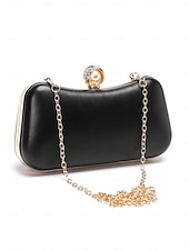 お買い得  結婚 ACC-女性用 クロスボディバッグ クラッチバッグ ウォレット イブニングバッグ 小銭入れ レザー 日常 パーティー 純色 黒い銀 ゴールド / ホワイト アーモンド