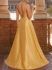 cheap A-Line Evening Dresses-A-Line Floor Length Formal Dresses Evening Gown Quinceanera Dresses Elegant Party Sleeveless Strapless Evening Party Wedding with Embroidery