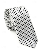 お買い得  アクセサリー-男性用ポリエステルタイ、複数のパターン、スタイリッシュなデザイン、カーニバルや仮面舞踏会用