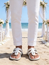 abordables sandales-Sandales à enfiler bleues à motif crocodile pour homme – élégantes et confortables avec boucle réglable, idéales pour les sorties décontractées, les événements estivaux et les mariages.