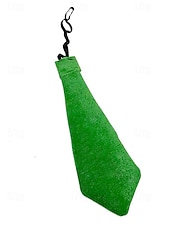 お買い得  アクセサリー-男性用聖パトリックの日のレプラコーンコスチュームアクセサリーセット、ポリエステル素材、バックル付きグリーンのトップハット、偽のひげ、蝶ネクタイとネクタイセット、パーティーや休日のお祝い