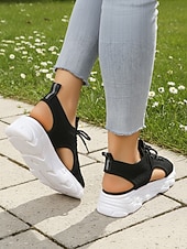 preiswerte Sport Sandalen-Beigefarbene, sportliche Damensandalen – atmungsaktive Zehensandalen mit Schnürverschluss, ideal für Spaziergänge im Park, Strandtage und Outdoor-Abenteuer.