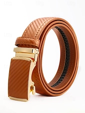 Недорогие Свадьба ACC-Мужской ремень из искусственной кожи с рисунком под карбон, регулируемый, в нескольких цветовых вариантах, идеально подходит для свадеб и в качестве подарка.