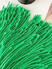 preiswerte St. Patrick&amp;#39;s Day-Herren-Perückenmütze aus Häkelgarn, mehrfarbiges Design mit grünen, roten und gelben Streifen, perfekt für den St. Patrick's Day und Kostümpartys