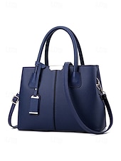 billiga Hand- och toteväskor-Handväska i konstläder för kvinnor med justerbar rem, flera färger och bärstilar – perfekt för arbete, vardagsutflykter och vardagsbruk