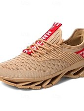 Χαμηλού Κόστους Ανδρικά υποδήματα-Ανδρικά αθλητικά παπούτσια για τρέξιμο σε νέον πράσινο, αναπνεύσιμα, ελαφριά αθλητικά παπούτσια με σόλα blade, μοντέρνα αθλητικά παπούτσια για περπάτημα, γυμναστήριο, καθημερινή χρήση και ρούχα για
