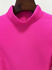 economico Lunghezza del pavimento-Abito da invitata di matrimonio a colonna di lunghezza fino al pavimento Abiti formali Abito da sera Abito per la madre della sposa a maniche lunghe scollatura alta elegante vintage formale con fiore