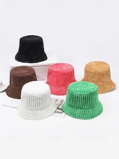 economico festa di San Patrizio-Cappello da pescatore in velluto a coste da donna, disponibile in vari colori, perfetto per il giorno di San Patrizio e per l'uso quotidiano, elegante e comodo