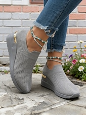 זול סניקרס לנשים-נעלי פלטפורמה ירוקות ניאון לנשים עם עקבים גבוהים - נעליים נוחות וגמישות, אידיאליות למצעדי יום פטריק הקדוש, טיולים לפסטיבלים, דייטים לארוחת בראנץ' וסידורים יומיומיים