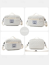 Χαμηλού Κόστους Ταξιδιωτικές Τσάντες-Σετ γυναικείων τσαντών duffel από πολυεστέρα, πολλά χρώματα, κομψό σχέδιο, ιδανικό για ταξίδια το Σαββατοκύριακο και γυμναστήριο