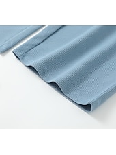 abordables Jambe Droite-Homme Pantalon de survêtement droit Pantalon gaufré Cordon de serrage Treillis Respirant Longueur complète Occasionnel Quotidien Lisse Marron Sapin Noir Micro-Élastique