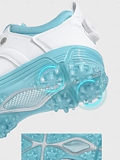 رخيصةأون أحذية جولف نسائية-Women's Golf Shoes - White &amp; Pink Stylish Athletic Sneakers with Non-Slip Sole, Cute Preppy Style for Female Golfers, Perfect for Golf Courses, Casual Outdoor Activities &amp; Daily Wear