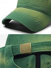 tanie Dzień Świętego Patryka-czapka baseballowa z bawełny z gradientem, unisex, ze zniszczonym wzorem, dostępna w wielu kolorach, idealna na dzień św. Patryka i do noszenia na co dzień
