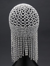 voordelige Accessoires-Dames Mardi Gras Beade Hoofddoek met Plastic Kralen Meerdere Kleuren Elegante Ontwerp Perfect voor Carnaval  Masker Bals