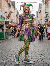 levne Dámská obuv-Dámské fialové třpytivé slip-on tenisky na Mardi Gras – Třpytivé boty pro hudební festivaly karnevalové párty a výrazné pouliční oblečení