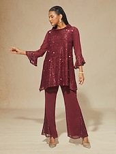 baratos Calças Flare Femininas-Mulheres Parte inferior do sino Calça larga Elegante Comprimento total Cintura Média Renda Bolsos Cintura elástica Micro-Elástica Diário Casamento Coquetel Vinho Verão Primavera Outono Normal