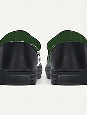  Ανδρικά πράσινα sneakers slip-on για την ημέρα του Αγίου Πατρικίου – άνετα και κομψά με στάμπα τριφυλλιού, ιδανικά για εορταστικές εκδηλώσεις, πάρτι και casual εμφανίσεις
