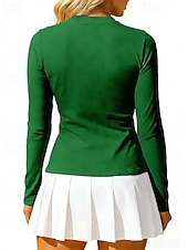  Svatý Patrik Dámské Trávová zelená Cvičební košile Tenisové tričko Stylové Potisk Ochrana proti UV záření Elastický Tenis Pickleball Běh Vrchní část oděvu Zelená Oblečení na tenis