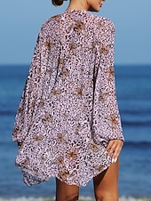 Χαμηλού Κόστους Σετ μπικίνι 3 τεμαχίων-Γυναικείο Μπικίνι 3 Τεμαχίων Μαγιό Σορτς Slim Χωρίς Πλάτη Διακοπές Παραλία V Λαιμός Αμάνικο Μαγιό