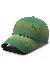 tanie Dzień Świętego Patryka-czapka baseballowa z bawełny z gradientem, unisex, ze zniszczonym wzorem, dostępna w wielu kolorach, idealna na dzień św. Patryka i do noszenia na co dzień