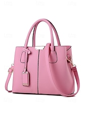 billiga Hand- och toteväskor-Handväska i konstläder för kvinnor med justerbar rem, flera färger och bärstilar – perfekt för arbete, vardagsutflykter och vardagsbruk