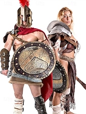 preiswerte Herrenhandschuhe-Männer Multi-Farben Kunstleder Armstulpen - mehrfarbiges Accessoire für Karneval Maskenball und Themenpartys