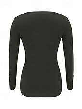 Χαμηλού Κόστους Επίσημες Μπλούζες-Γυναικεία Καλοκαιρινές κορυφές Μπλούζα Ντυτές μπλούζες Σουρωτά Κουρελού Δίχτυ Σκέτο Κομψό Βίντατζ κυρίες Μακρυμάνικο Στρογγυλή Ψηλή Λαιμόκοψη Κανονικά μπλουζάκια Καθημερινά Δουλειά Αργίες Μαύρο