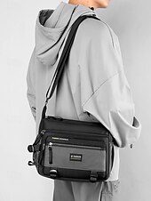 preiswerte Taschen für Herren-Herren-Umhängetasche aus Polyester, verschiedene Farben, strapazierfähiges Material, ideal für Outdoor-Aktivitäten, Wandern und den täglichen Gebrauch