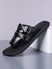 abordables sandales-Sandales à enfiler bleues à motif crocodile pour homme – élégantes et confortables avec boucle réglable, idéales pour les sorties décontractées, les événements estivaux et les mariages.