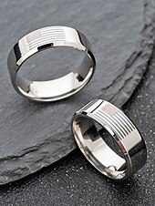  Bague en acier inoxydable pour hommes du 250e anniversaire des États-Unis avec motif du drapeau américain bande patriote en or et en argent style minimaliste classique bijoux de mode pour hommes pour