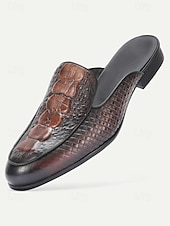 billiga Loafers-Svarta herrloafers med krokodilmönster – elegant slip-on-design med premiumläder, perfekt för bröllop, speciella tillfällen och formella kläder