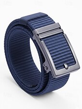 cheap Men's Belts-Men's Nylon Belt, Multi-Color Options, Durable and Stylish for Casual and Outdoor Wear
