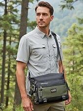 preiswerte Taschen für Herren-Herren-Umhängetasche aus Polyester, verschiedene Farben, strapazierfähiges Material, ideal für Outdoor-Aktivitäten, Wandern und den täglichen Gebrauch