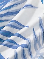halpa Kukkaiset mekot-Naisten Maksimekko Kesämekko A linjainen mekko Slip Mekko Loma Vapaa-aika Boheemi Hiekkaranta Loose Fit Kuvitettu Lehti Hihaton V kaula-aukko Spagettiolkaimet Valkoinen Vaalean vihreä Punastuvan