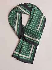 お買い得  メンズネクタイ＆蝶ネクタイ-メンズペイズリープリントスカーフ、マルチカラーパターンのポリエステル軽量ネックスカーフ、男性用のクラシックでエレガントなスタイル、普段着、ビジネスカジュアル、パーティー、季節のスタイリングに最適