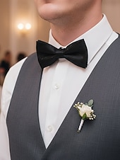 abordables Mariage ACC-nœuds papillon à motif cachemire pour hommes - cravates formelles élégantes pour mariages, fêtes et événements professionnels