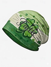 economico Accessori-Scaldacollo da donna per San Patrizio: molteplici fantasie, materiale stampato in poliestere, versatile da usare come scaldacollo o come protezione per il viso, perfetto per le celebrazioni festive