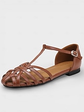 olcso Nők-női arany metálfényű ketreces szandál - elegáns lapos, pántos alkalmi cipők üdülői estékre, kényelmes T-pántos nyári szandálok nyaralási vacsorákhoz &amp;hajózási ruházat