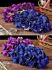 cheap Wedding Accessories-Women's Polyester Floral Clutch Bag with Short Chain Strap, Elegant 3D Petal Design, Multicolor Options, Lightweight Evening Handbag, Perfect for Weddings, Parties &amp; Formal Events