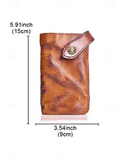 economico Portafogli-Portafoglio lungo da uomo in vera pelle, porta carte bifold vintage di grande capacità, stile retrò multicolore, design sottile e portatile per uso quotidiano, viaggi, lavoro e casual