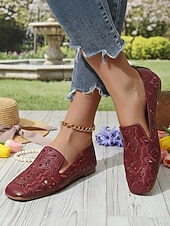 levne Dámské boty s plochou podrážkou-Dámské žluté ploché boty s výřezem – prodyšný perforovaný design, mokasíny ve vintage stylu na jaro a léto, na chůzi, cestování, volný čas a každodenní outfity