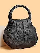 economico Borsette e borse tote-borsa da donna in similpelle – vari colori, elegante manico rotondo, resistente e spaziosa – perfetta per outfit casual di tutti i giorni e da sera