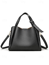 billiga Hand- och toteväskor-Handväska i konstläder för kvinnor – flerfärgade alternativ, mångsidiga axel- och crossbody-modeller, trendig och hållbar för både vardagliga och semiformella tillfällen