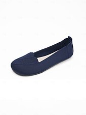 tanie Buty na płaskim obcasie damskie-damskie białe, elastyczne, szerokie, płaskie półbuty z falbankowymi brzegami, miękkie, dzianinowe, wsuwane, zapewniające wygodę noszenia na co dzień, na nieformalne wyjścia, w podróży i podczas aktywności na wiosnę/lato