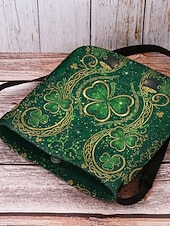  女性用セントパトリックスデークロスボディバッグ - 複数のパターン、大容量、ポリエステルプリント素材、お祝いやお祭りのイベントに最適