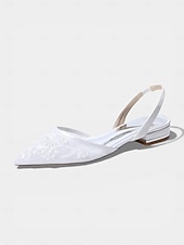 tanie Kobiety-damskie granatowe, siateczkowe, płaskie buty typu slingback, zdobione perłami, ze spiczastym noskiem, dla druhen na wesela w ogrodzie