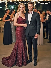 Недорогие Свадьба ACC-Мужской галстук-бабочка из полиэстера с блестками и кристаллами, доступен в нескольких цветах, идеально подходит для свадеб и вечерних мероприятий.