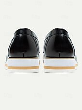 billige Loafers-Grønne herresko i skinn, elegant slip-on-design, komfortabel polstret såle, stilig, avslappet utseende for bryllup, fester og hverdagsbruk