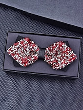 Недорогие Свадьба ACC-Мужской галстук-бабочка из полиэстера с блестками и кристаллами, доступен в нескольких цветах, идеально подходит для свадеб и вечерних мероприятий.